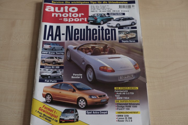 Deckblatt Auto Motor und Sport (13/1999)